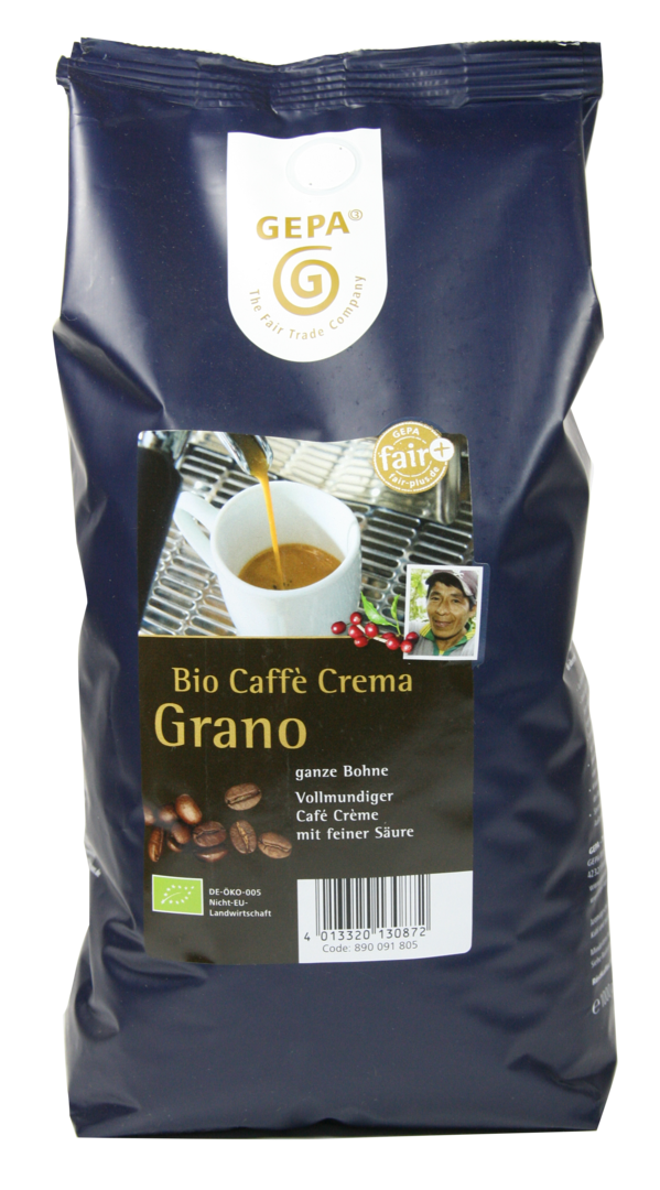 Grano Bio Café Crème, ganze Bohne 1000 g